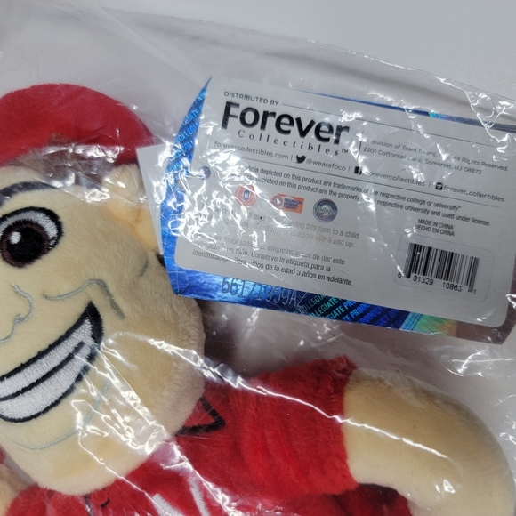 Nebraska Cornhuskers Herbie Husker Mascot Plush Collegiate Forever Collectibles - Picture 2 of 3